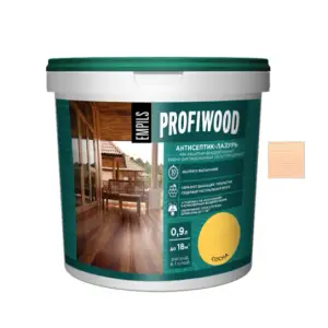 Антисептик-лазурь EMPILS PROFIWOOD декоративный атмосферостойкий бесцветный 2,5 кг