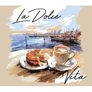 Картина интерьерная VS на холсте Dolce vita 30*30 арт.8233028