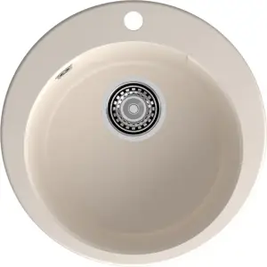 Мойка композитная GRANFEST URBAN 649 D-490мм, белый