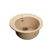 Мойка композитная GRANFEST Rondo d510 Песочный круглая