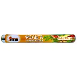 Фольга пищевая 8м*30см РЫЖИЙ КОТ (в пленке)