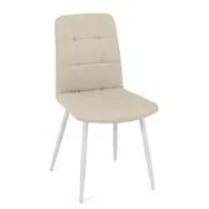 Стул Абсент NEW (ткань Т170-бежевый) + ножки 1R32 (белая)