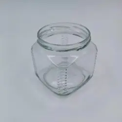 Банка стеклянная 0,39л Кубик (ТО) d=82